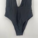 Kendall + Kylie  Swimsuit One Piece Plunge Black Sexy Beach Swim Tie NWT Medium Photo 9