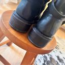 ALL SAINTS Black Leather Nubuck Moto Buckle Boots Women’s Size 37 Photo 6