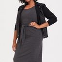 Torrid CHARCOAL GREY JERSEY TIE FRONT SHIFT DRESS Photo 2