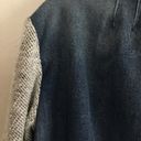 INC Denim Jacket with Knit Sleeves Size Medium Photo 5