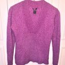 Krass&co NY& magenta long sleeved V-neck sweater L Photo 0