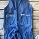 VTG Distressed Denim Bib Overalls Blue Size L Photo 4