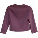 Hugo Boss  Blazer Cropped Career Women's Jileky Purple Size 0 NWOT Photo 2