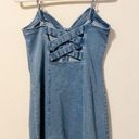 Newbury Kustom Newburk Kustoms Denim Snap Up Dress Photo 3