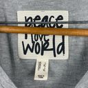 Peace Love World  Gray Mia V-Neck Sleeveless 100% Modal Tank Top Photo 2