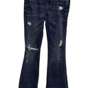 7 For All Mankind  Women‎ size 24 Flare Jeans Blue Cotton Distresed 24w AFJ-C Photo 1