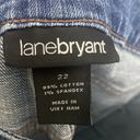 Lane Bryant  Button Fly Denim Skirt Photo 3