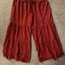 Flowy Hippie Pants Red Size 3X Photo 0