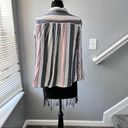 Roxy Sz XS  Multi-Colored Striped Button Down Blouse flannel Photo 3