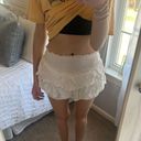 Madden Girl White Ruffle  Skort Photo 2