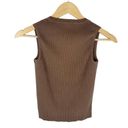 Brandy Melville  John Galt V-Neck Sweater Vest Brown Photo 1