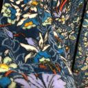 Vera Bradley  Plush Hooded Robe EUC Blue Floral Large /Extra Large Woman’s 14/16 Photo 3