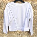 Lucky in Love  White ZIPS ARE SEALED Sweatshirt/Jacket. Size Large. NWT Photo 3