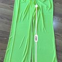 Good American  green Shimmer High Waist Swimsuit Cover-Up Pants Size 7 /4Xl Photo 3