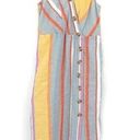 Sandy & Sid  Button Front Midi Dress Pastel Blue S Photo 0