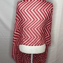 infinity Scarf  Red White Pink Lightweight Photo 2