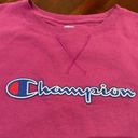 Champion  Women’s Fuchsia Crewneck Sweatshirt size M Photo 2