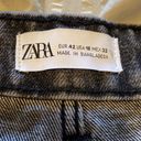 ZARA BLACK denim jean shorts Photo 2