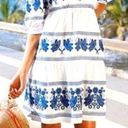 Moda  INTERNATIONAL Grecian Embroidered Floral Cotton Dress, Size 2 Photo 0