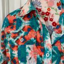 Caribbean Joe Tropical Tie-Dye Button-Down  Photo 1