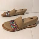Betsey Johnson Betsy Johnson embellished beads slide on flat sandals fits size 8 Photo 1