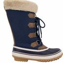 Jbu NIB NEW  Snowy Tall All Weather Boot, NAVY SZ-8 Faux Fur Photo 1