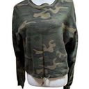 RD Style R D Style Green Camo Crop Sweatshirt Size S Photo 0