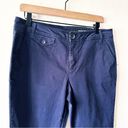 DKNY  Jeans Women’s 8 a Navy Blue Cuffed Cropped Pants Photo 1