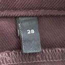 Emporio Armani New Sabrina Maroon Burgundy Cropped Slim Skinny Jeans, size 28” Photo 2