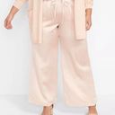 Lane Bryant  Pull-On Satin Wide Leg Pant Light Pink Peach Whip Size 20 Photo 0