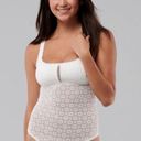 Gilly Hicks White Lace Strappy Back Cheeky Bodysuit - Medium Photo 0