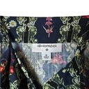 Agua Bendita  Target Mini Dress Navy Floral Flutter Strappy Sleeve Size Medium Photo 2