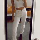 Abercrombie & Fitch White Jeans Photo 2