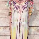 Calia by Carrie  Underwood Multicolor Pastel Kaftan Swimsuit Coverup Size S Photo 0