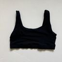 Everlane  The Cotton Tank Bra Black Size Medium NWOT Photo 1