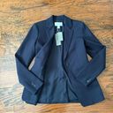 Nordstrom  Signature One Button Blazer in Navy Night Size XS - NWT Photo 0