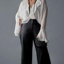 Anthropologie Naomi Wide-leg Flare Faux Leather Pants Photo 5