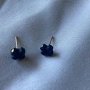 ENewton Navy Blue Cross Earrings Photo 0