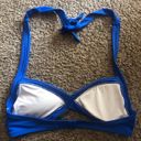 PINK - Victoria's Secret Victoria Secret Blue Bikini Top Size Medium Photo 1