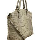 Brahmin  Large Duxbury Satchel Bag Clay Melbourne Croc Embossed Photo 1