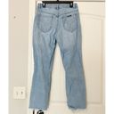 Rolla's Rolla’s Original Straight Light Wash High Rise Distressed Denim Jeans Photo 6