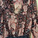 ZARA  Floral Paisley Print Ruffled bodysuit Size Large Photo 4