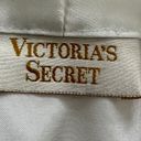 Victoria's Secret Vintage Victoria’s Secret White Satin Embroidered Lace Pockets Maxi Robe, size L Gold Label Photo 2