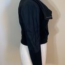 BCBGeneration Black Suede Moto Jacket Photo 3