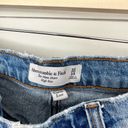 Abercrombie & Fitch Women’s 32 Blue Denim Mom Short High Rise Curve Love Photo 1