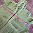 Coldwater Creek  green lightweight rolled sleeve zip up sweatshirt size 1X Photo 4