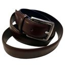 Coach  Leather Belt Brown Cowhide Solid Brass Buckle Classic 38/95 Designer EUC Photo 5