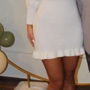 ASOS Mini White Sweater Dress Photo 2