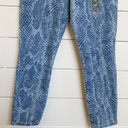 DKNY  High Rise Skinny Delancey Snake Skin Printed Jeans SZ 31/12 NWT WMN'S Photo 13