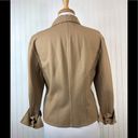 W By Worth W Worth Women's Beige /Black Color Block Stretch Jacket Blazer Sz 10 Photo 8